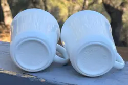 WHITE COFFEE/TEA CUPS/MUGS