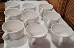 FLAT COFFEE MUGS