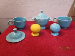 BLUE FIESTAWARE MUGS