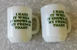 SNOOPY MUGS