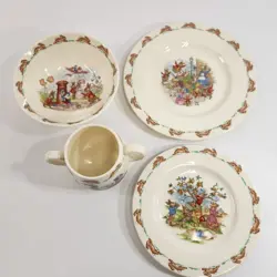 PLATES SET VTG