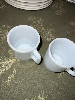 GLASS STACKABLE MUGS