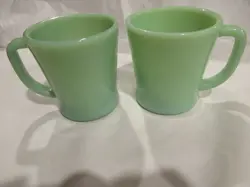 JADITE GREEN MUGS