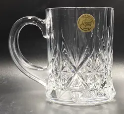 VINTAGE CHANTILLY TAILLE BEAUGENCY COFFEE MUG CRISTAL D'ARQUES DURAND FRANCE