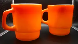 GLASS ORANGE/RED