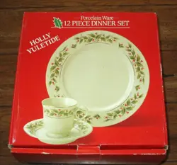 YULETIDE PORCELAIN WARE