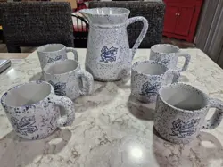 SPLATTERWARE PITCHER