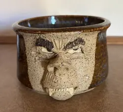 POTTERY GORILLA FACE