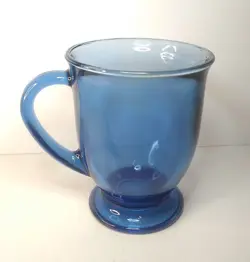LARGE GLASS COBALT