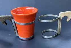 ORANGE BAUER POTTERY