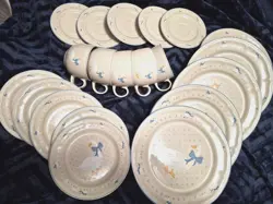 SET STONEWARE AUNT