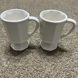 TEA CUPS FOOTED