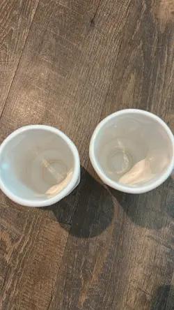 TEA CUPS FOOTED