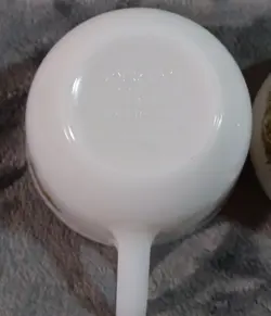 PYREX MILK GLASS