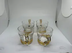 VINTAGE LIBBEY GOLD