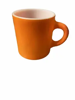 GLASS ORANGE COFFEE