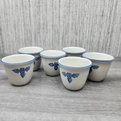 6EA VINTAGE PFALTZGRAFF YORKTOWNE CUSTARD CUPS