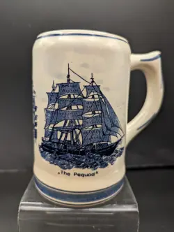 BLUE HANDPAINTED CERAMIC