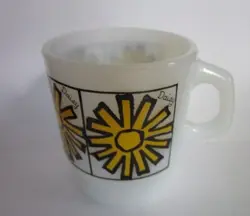 GLASS MUG 1960'S
