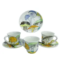 CUPS SAUCERS HAND