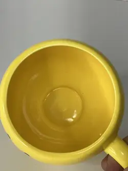 YELLOW CERAMIC SMILEY