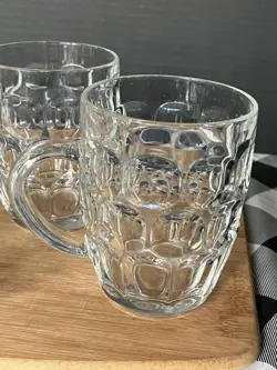 THUMBPRINT GLASS BEER