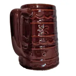 BROWN STONEWARE COFFEE