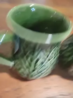 GREEN MAJOLICA CABBAGE