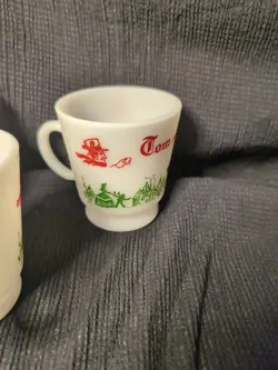 NOG MILK GLASS