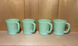 VINTAGE FIRE KING JADEITE MUGS