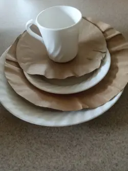 TWO PIECE PLATE
