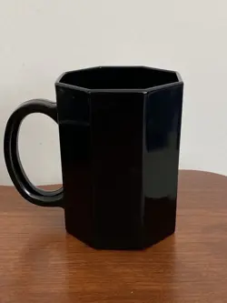 BLACK OCTAGON GLASS