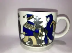 SKIERS MUG- RARE!