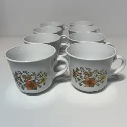 CUPS MUGSSET 8FLORAL
