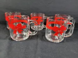 LIBBEY RED BOW