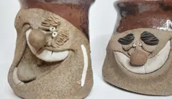 FACE STONEWARE MUGS