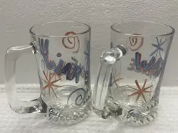 PAIR BEER MUGS/WAR
