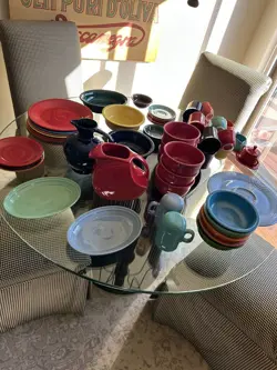 SAUCERS SALT PEPPER