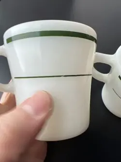 TABLEWARE GREEN STRIPE