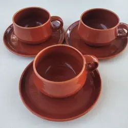 SAUCERS ORANGE