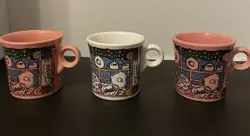 HANDLE MUG ROSE~AND
