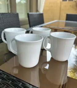 WHITE COFFEE MUG/CUP