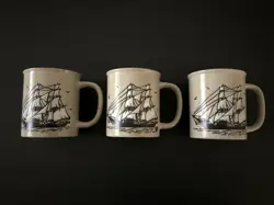 BROWN SAILBOAT SCHOONER