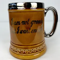 POTTERY FUNNY BEER