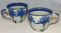 BUTTON CORNFLOWER CUPS