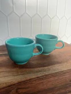 FIESTAWARE TURQUOISE COFFEE/TEA