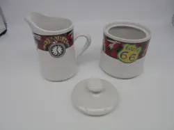 AND CREAMER JAR
