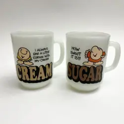 CUPS CREAM SUGAR