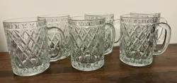 CUT GLASS MUGS
