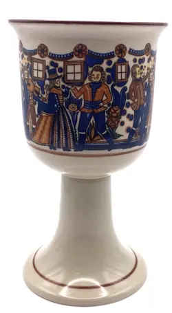 KERAMIK GOBLETS MUSICIANS